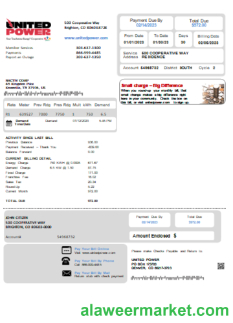 Colorado United Power utility business bill SCR
